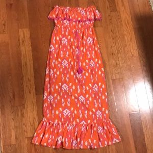 5/$30 Mud pie strapless maxi dress